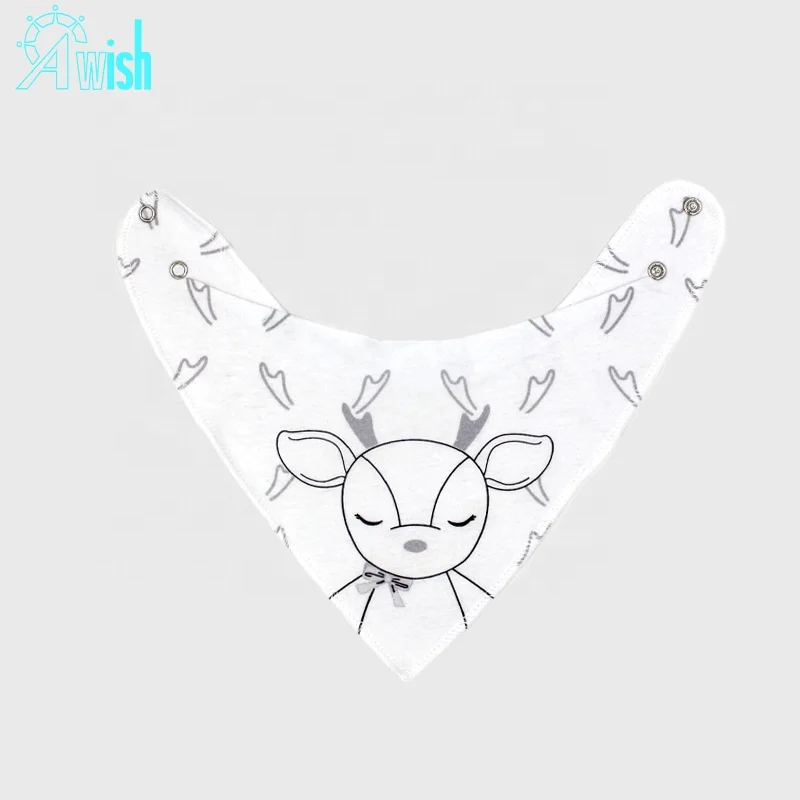 Индивидуальные Экологически чистые хлопок водонепроницаемый детские нагрудники Детские Органические слюни банданы