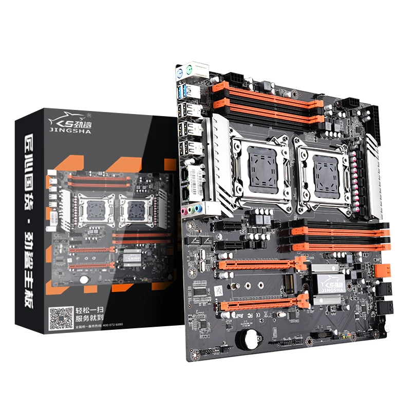 

jingsha high cost-effective lntel C600 series chipset LGA2011 dual cpu x79 motherboard