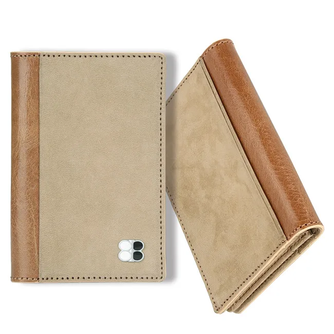 

Hot Sale Genuine Leather Passport Holder passport wallet, Khaki