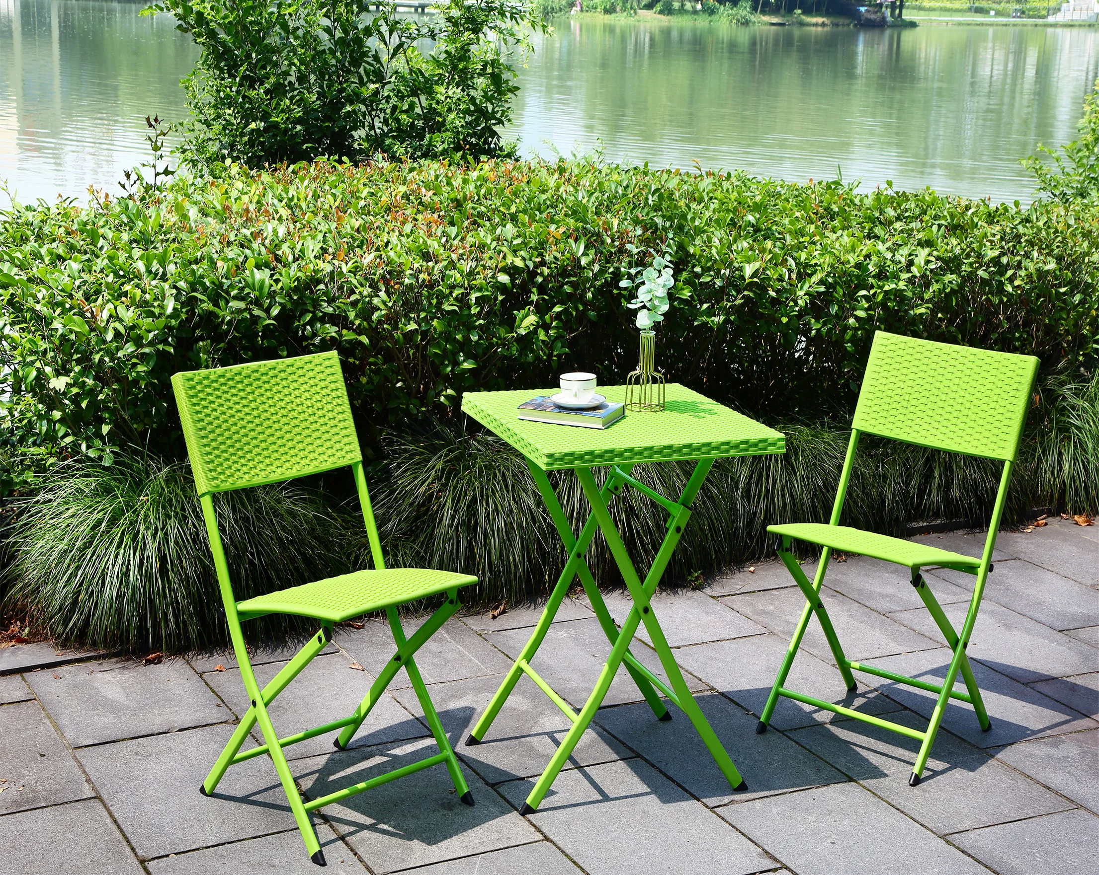 Outdoor Folding Furniture Luxury Designer Plastic Dining Chair And
