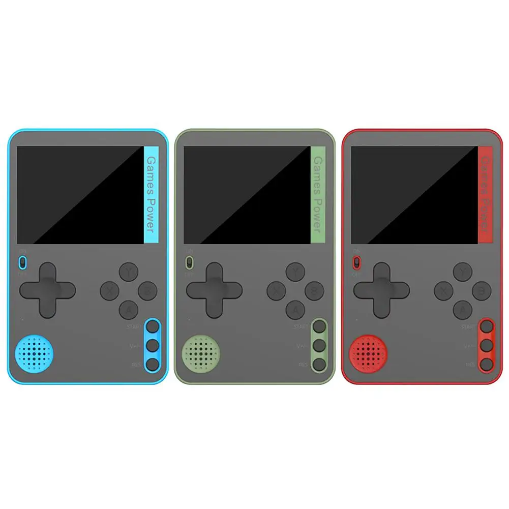 

Dropshipping Mini Retro Game Console Handheld Ultra-thin 500 In 1 Hame Classic Console, Red, blue, green.