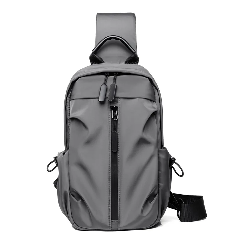 

Casual Canvas Outdoor Men Cross body Hiking Sling Canvas Chest Bag, 3 colors