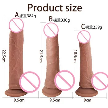 

Hot selling Sex Male Dildo for Women Huge Realistic Toys Sex Adult Ultra Soft Dildos