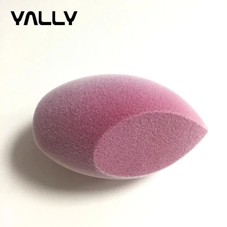 
oem customize hydrophilic polyurethane latex free beauty microfiber face sponge blender for makeup no wastage 