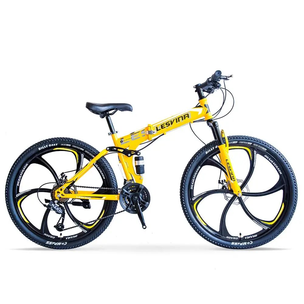 

26 Inches New Design Steel Folding Bike with 24 Speed Disc Brake and Suspension