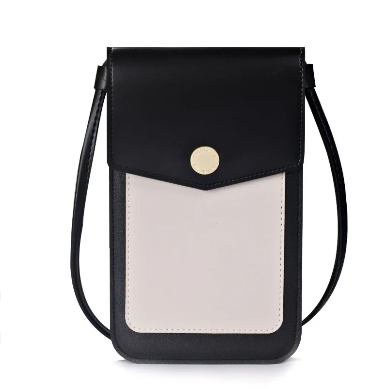 

crossbody women purse leather touch screen mobile smartphone bag girls sling cross body ladies touchscreen waist phone bags, 8 colors