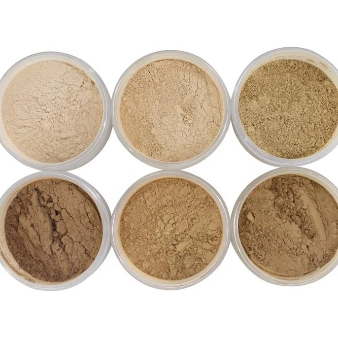 

Mineral Foundation Highlighter Foundation Loose Setting Powder Makeup, 6 colors