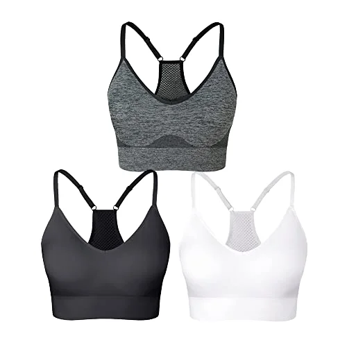 Light Support交叉背with Removable Bra Pads Sports Bra