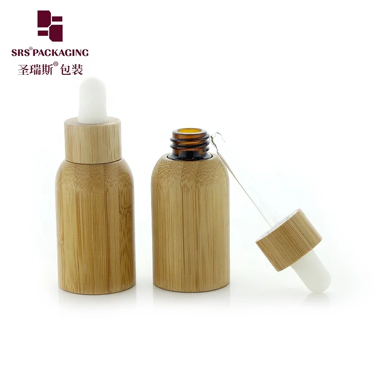 

Eco-Friendly Bamboo Glass Essential Oil Serum Bottle With Dropper 10ML 15ML 20ML 30ML 50ML 100ML