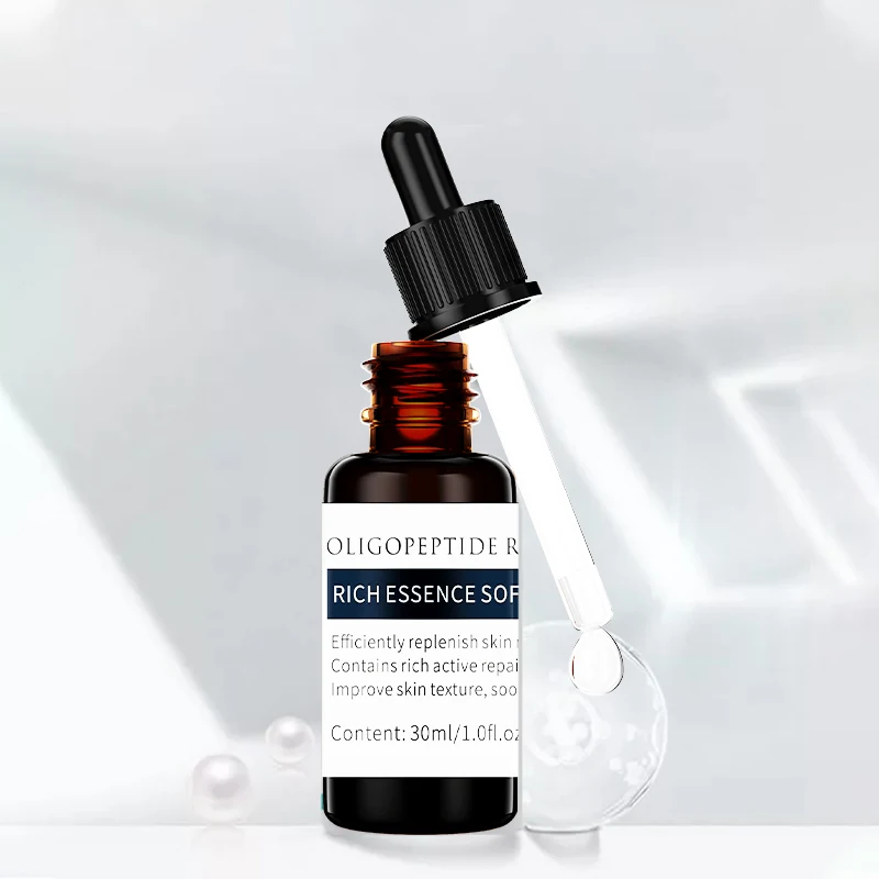 

OEM/ODM private label customized 30ml bottle dropper repair fade acne skin care liquids Oligopeptides facial serum