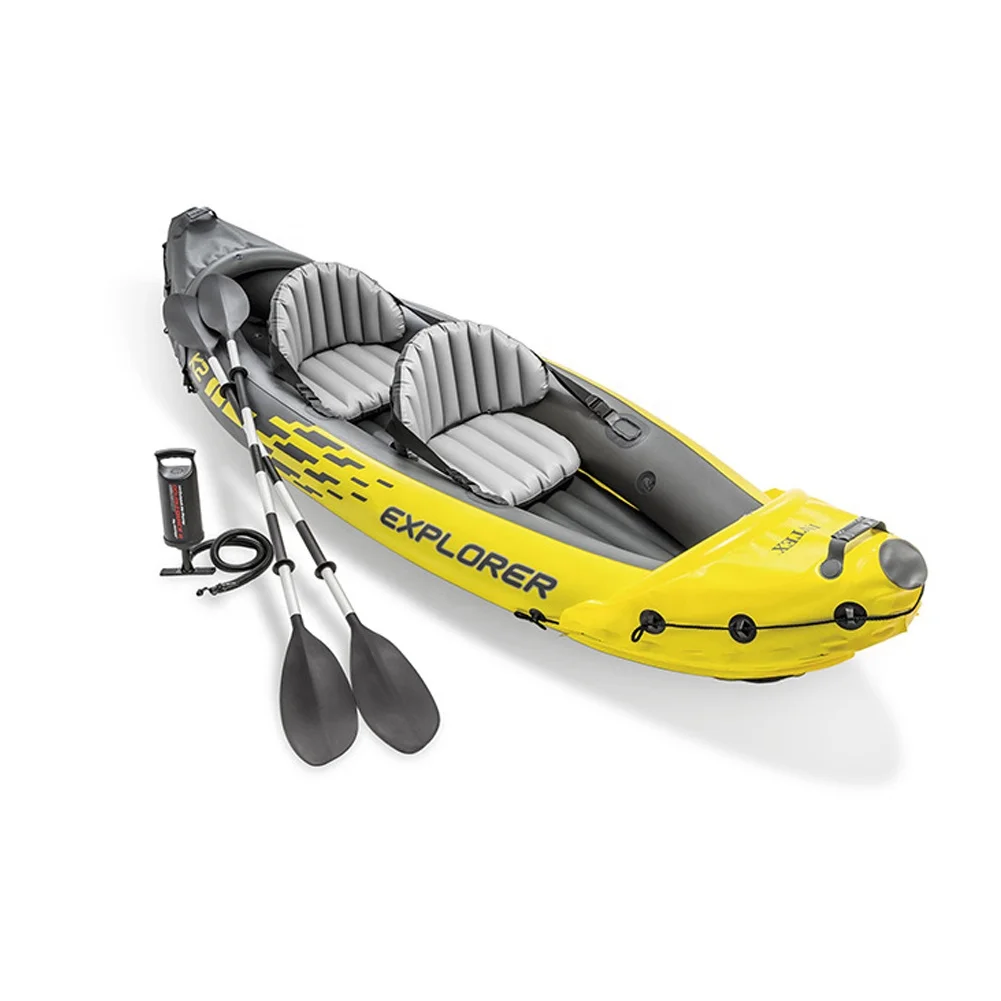 

Intex 68307 Inflatable Explorer K2 Canoe Kayak 2 person, Yellow