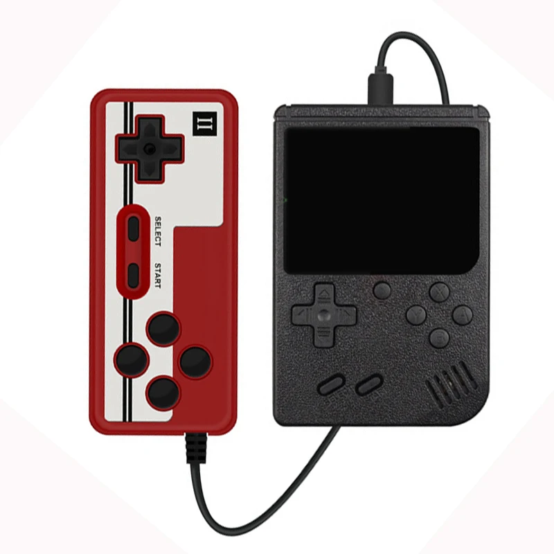 

400 IN 1 Game Player Mini Handheld Portable Retro Console 8 Bit Built-in Gameboy 3.0 Inch Color LCD Screen Game Box, Black,red,pink,white,green...