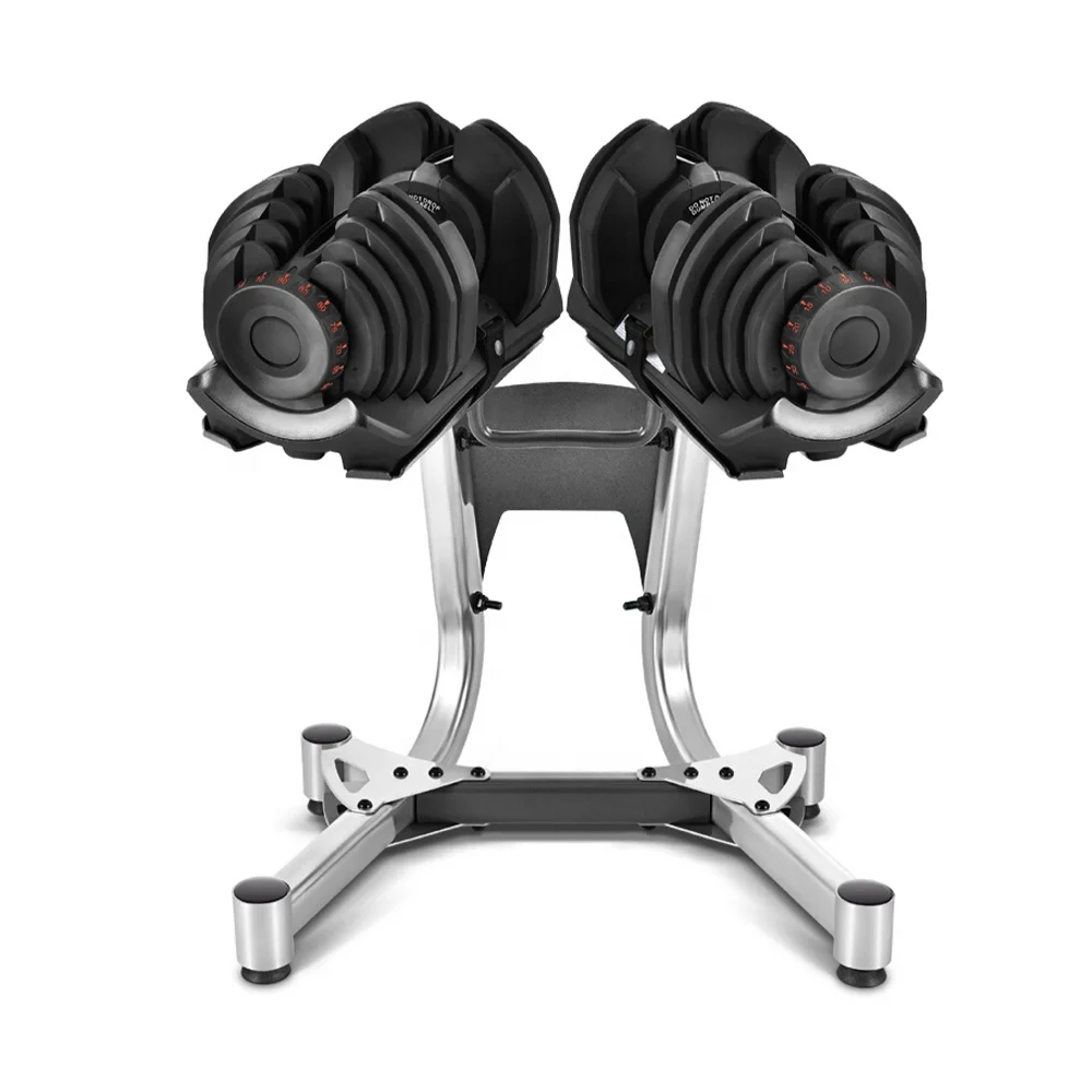 

Manufacturer wholesale 3 Tier Rack Set 5-100 1090 Cheap Adjustable Dumbbells 40kg Set For Strength Training, Custom color