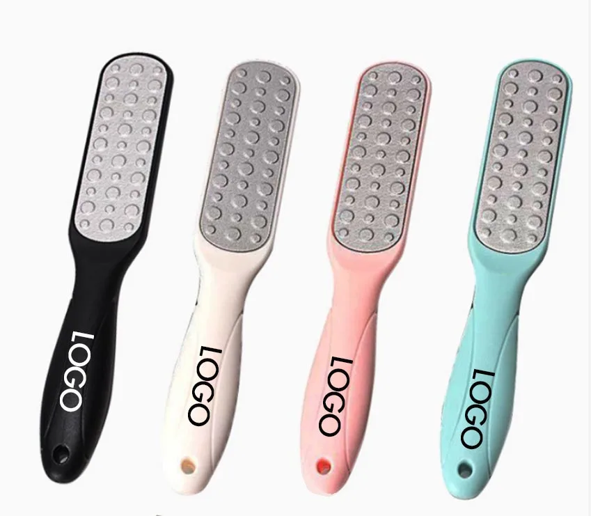 

Stainless Steel Double side portable foot grinder foot care tool foot file for dead skin, White/black/pink