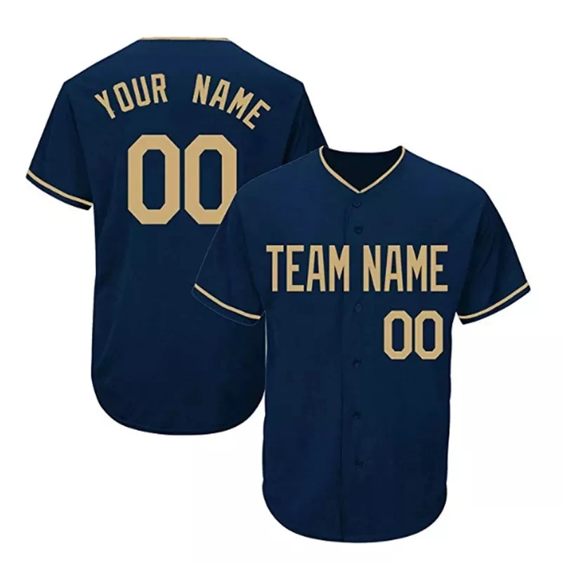 

Customize embroidery baseball jersey style shirt wholesale baseball jersey