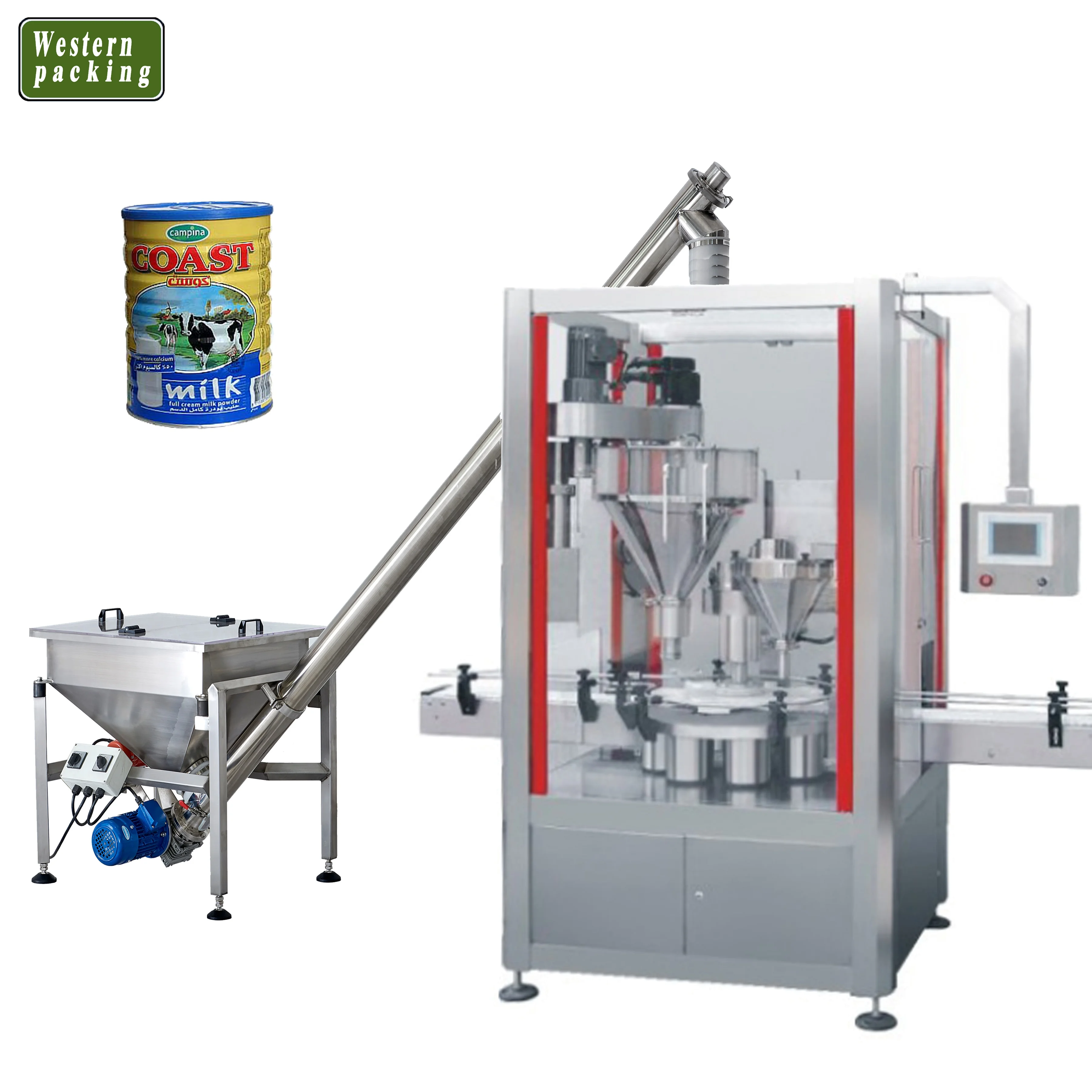 Milk powder tin can filling machine/milk powder packing machine