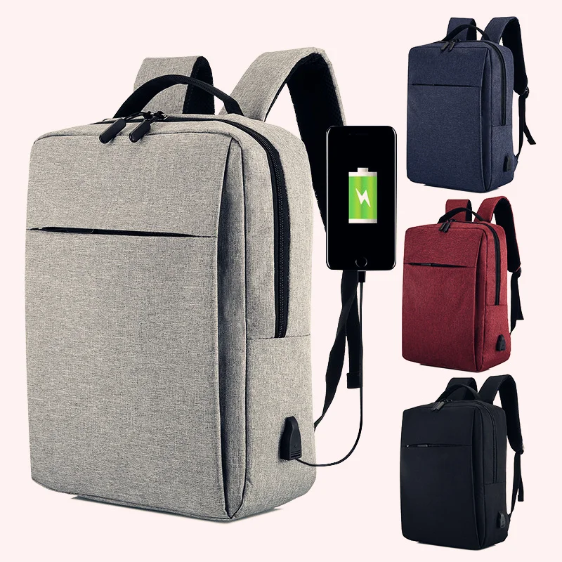 

2020 New Style OEM Custom Mens USB Charging Waterproof Laptop Backpack Wholesale Business Notebook Laptop Bag, As picture or as your request