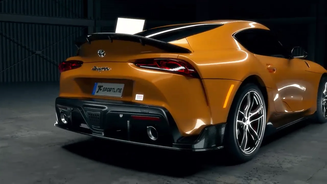 Carbon Fiber Front Bumper Lip For Toyota Supra 20192020 Buy For