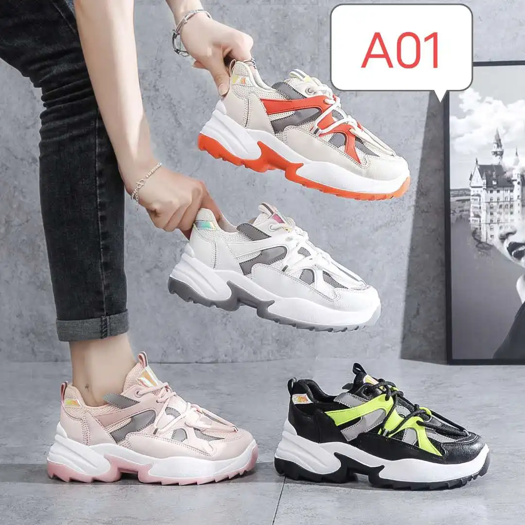 

Factory Low Price Wholesale Vogue Young Couple Comfortable Size Casual Sneakers Outdoor Hiking Running Shoes//, Customized color/black