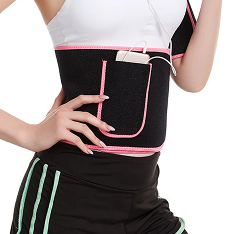 

Thick Neoprene Weight Lifting Waist Trainer Belt shaper, Purple/green/black
