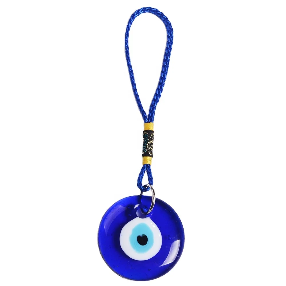 

2020 Hot Sale Nazar Amulet Glass Car Hanger Turkish Evil Eye Charms For Gifts