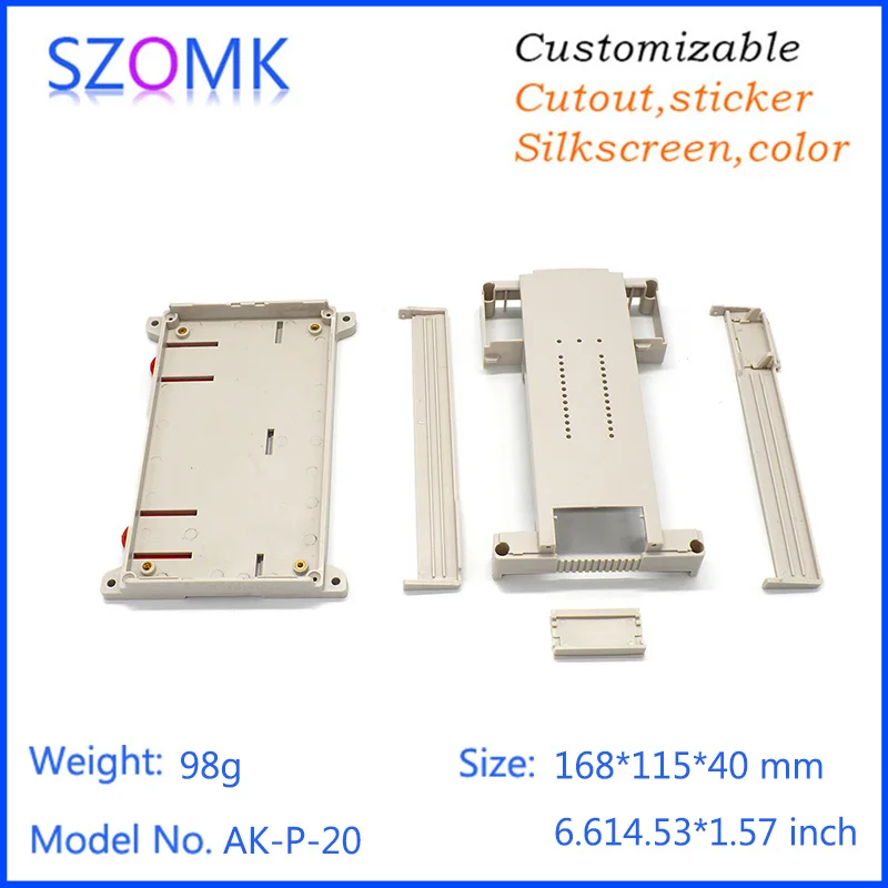 SZOMK Nhà Cung Cấp Sản Xuất Điện Tử Nhựa Din Rail Bao Vây Cho Pcb