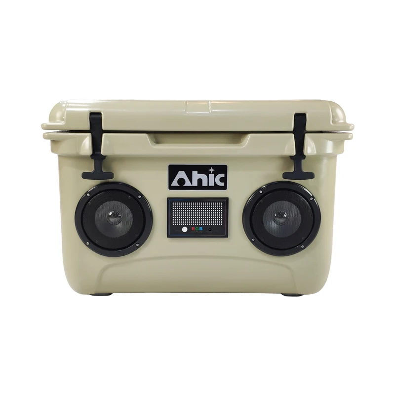 

2020 new ice cooler box with music Marine ice coolers, Tan , blue or customized