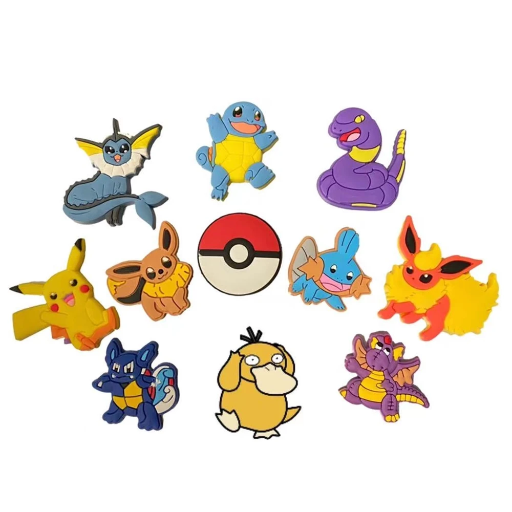 

Wholesale PVC clock charms Custom designer sandals charms and bracelet gifts for kids, As picture