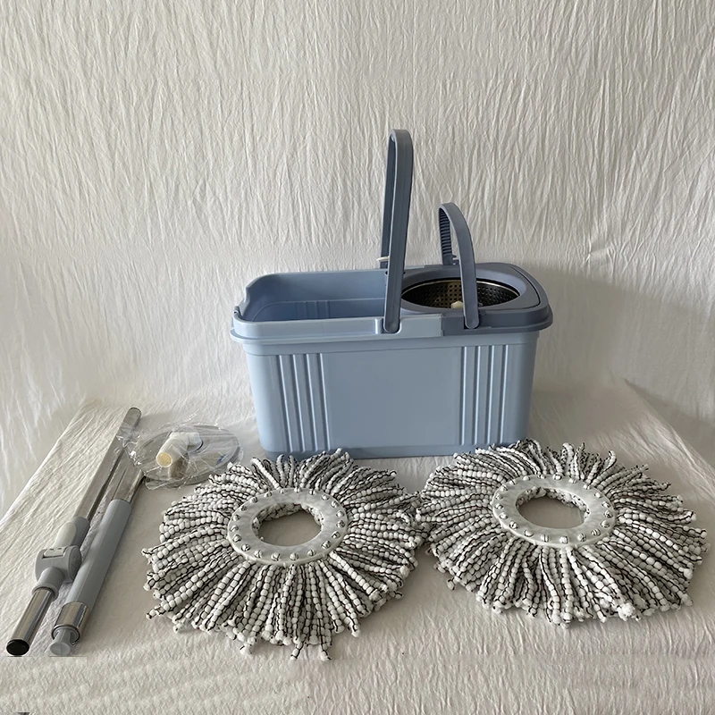 

Wholesale Long Hand-rotating 360 Mop Kit Plastic Mopper Floor Cleaning Mop with Bucket
