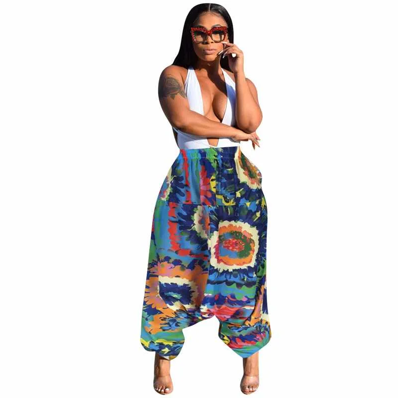 

Mzl's Love Hot Style Big Crotch Pants Women For Streetwear