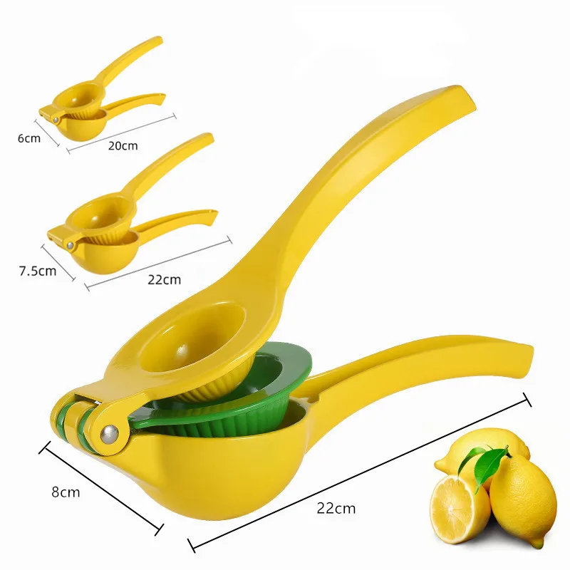 

Amazon Kitchen Gadgets Heavy Duty Metal Aluminum Alloy Hand Press Manual Orange Citrus Lemon Lime Squeezer Juicer, Customized color