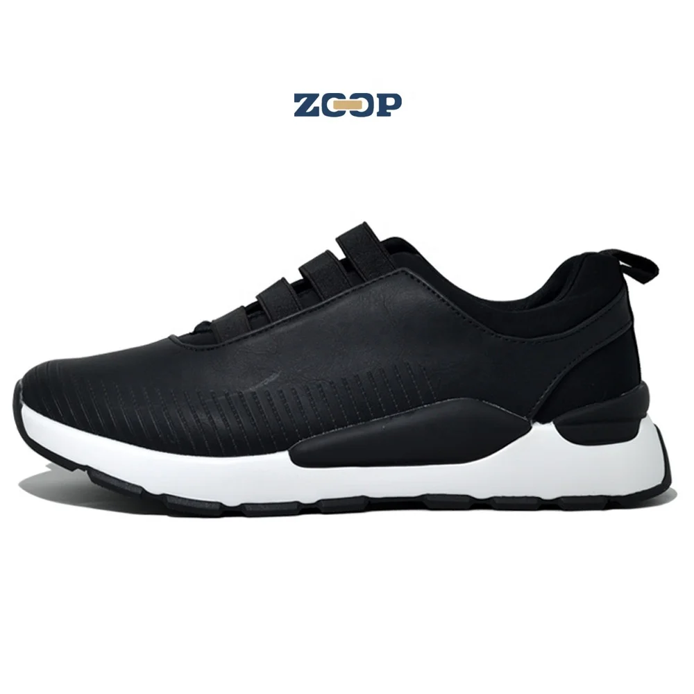 

Mens fashion sneakers height increasing black stylish men shoes, Black, brown