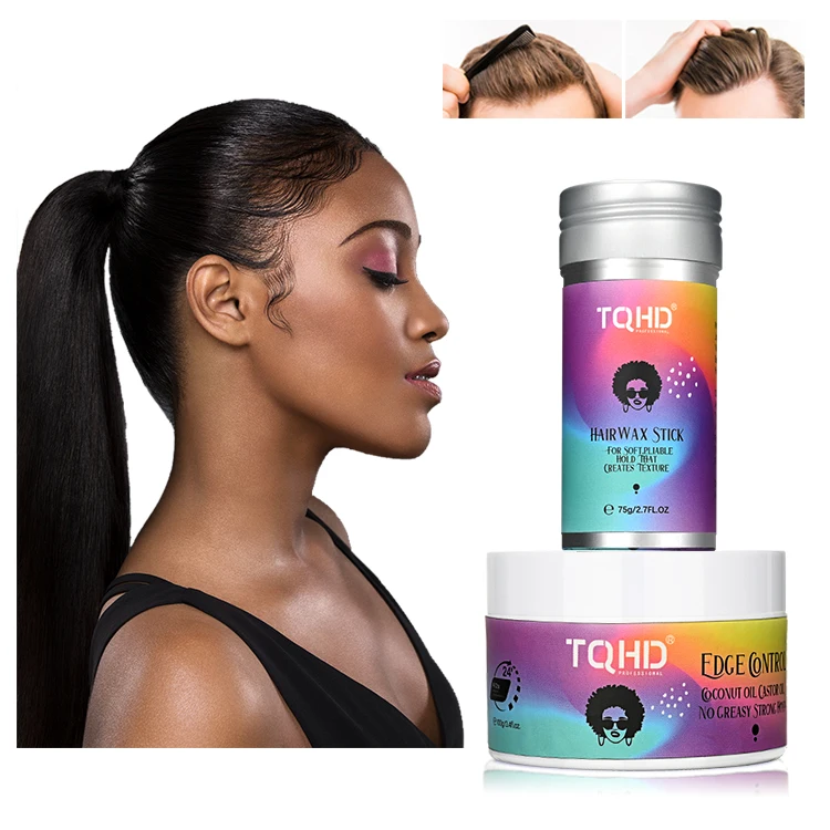 

Hot sale products OEM Private Label Kit Edge Control Hair Wax Stick