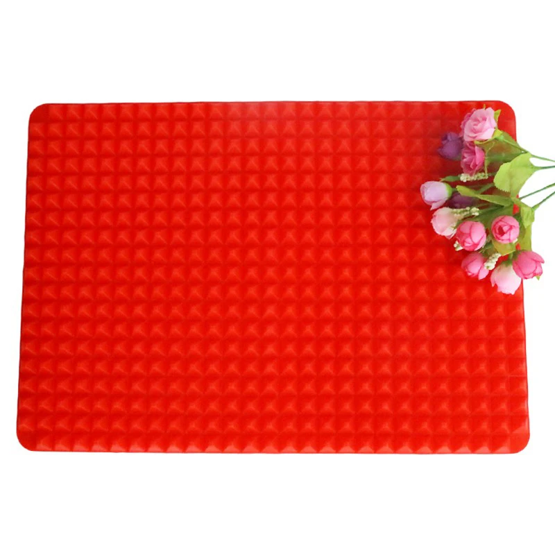 

Nonstick Pan Pad Practical Creative Pyramid Silicone Baking Mat Cooking Mat Oven Baking Tray Mat Kitchen Bakeware Gadgets Tools, As photo