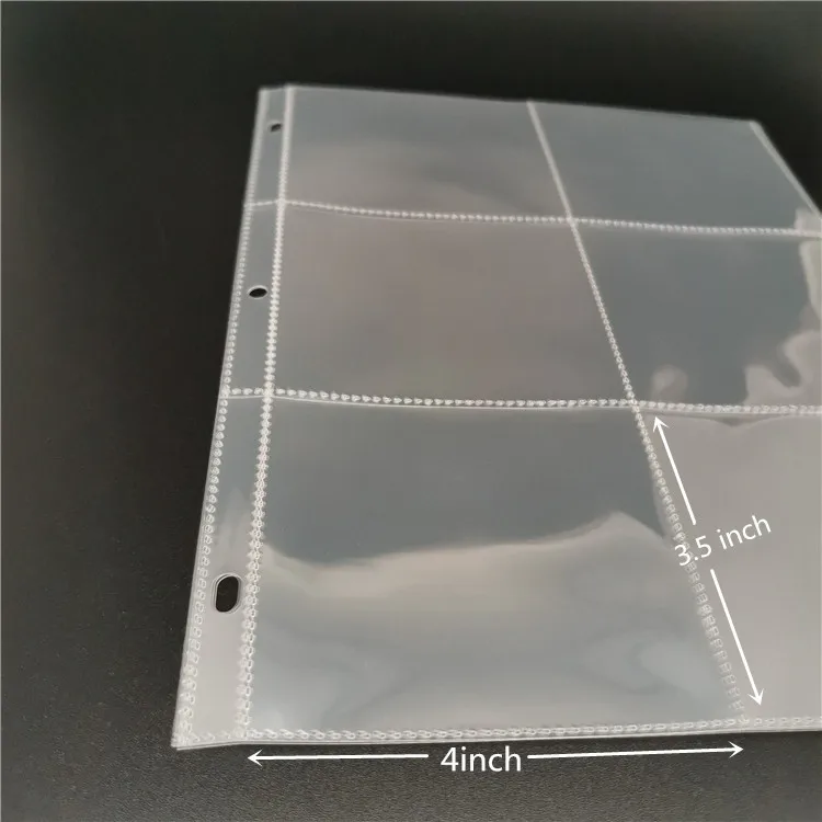 PP 6 pocket photo sleeves transparent photo protection sleeves 3.5*4 inch (Manufactory)