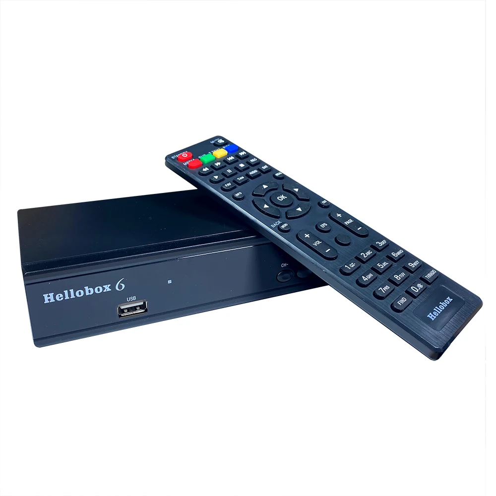 

Comptatible V5 Plus Hellobox 6 Satellite Receiver support H.265 HEVC Multistream T2MI USB WiFi Auto Powervu IPTV