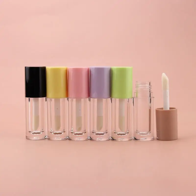 Wholesale Plastic Large Capacity Empty Lip Gloss Tube Container 6ml with Big Brush Customizable Color OEM/ODM Accepted