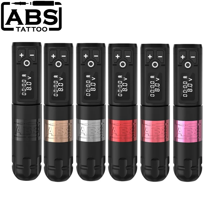 

ABS Soldier 2400mAh Digital Battery Rotary Pen Professional Wireless Tattoo Machine for Tattoo Artist Body Art