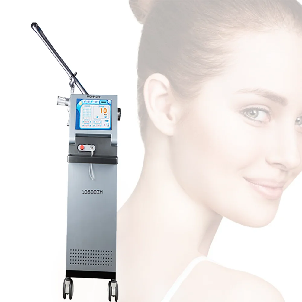 

HONKON beauty machine 60W 10600 Nm Scar Acne Pigment Removal Vaginal Tightening And Whitening Co2 Fractional Laser