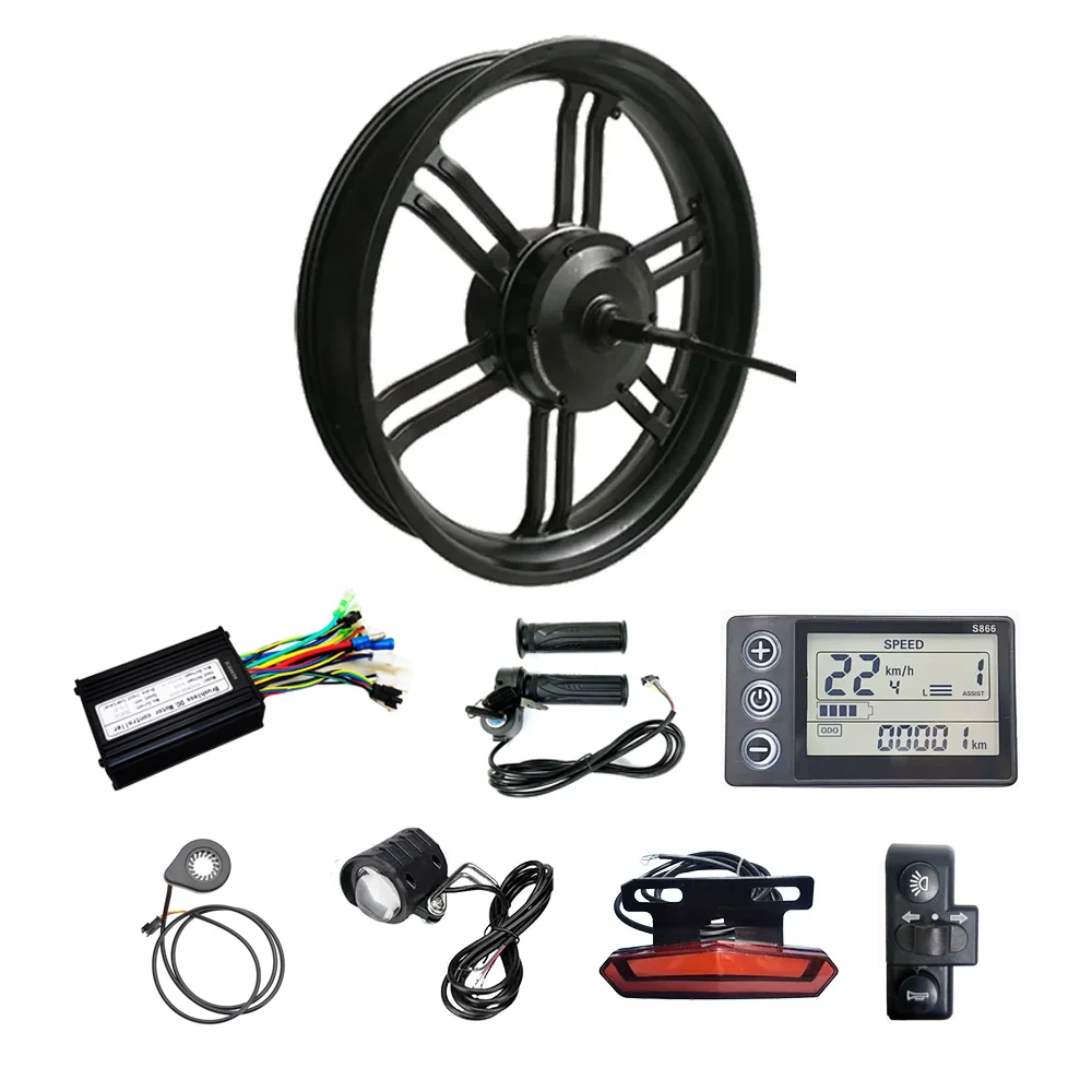 48V 52V 750W 1000W 20x4.0 Inch 20 Fat Tire Rear Hub Geared Motor Ebike Electric Bicycle Snowbike Conversion Kit