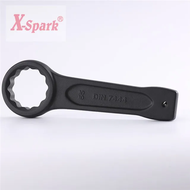 

High Quality Die Forged DIN 7444 Jumbo Hammer Wrench Box End Slogging Box Wrench