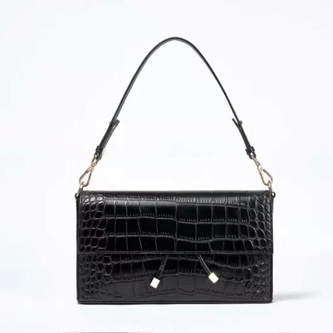 

Luxury New Korean Tassel shoulder Bag Crocodile Pattern Mini Leather Bag