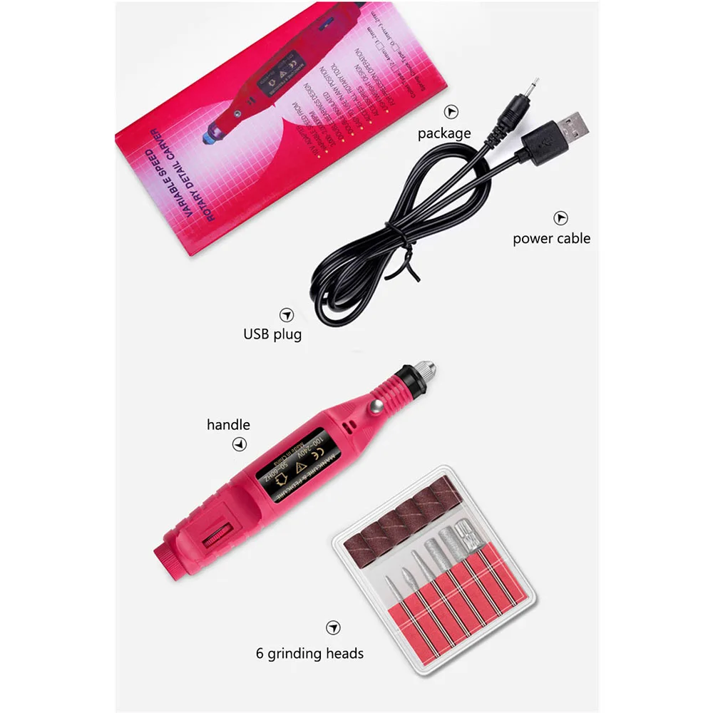 

USB nail polisher pen-type electric nail polisher polish remover nail polisher