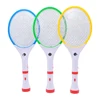 Rechargeable electric bug zapper durable mosquito swatter with torch
