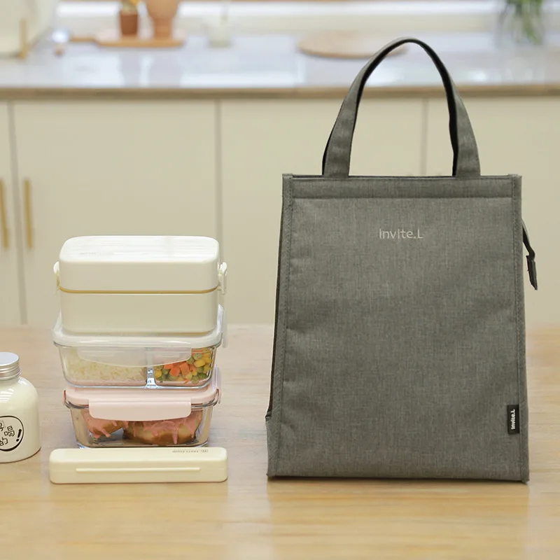 

Wholesale lady custom print logo aluminum foil lunch bags for women, Solid