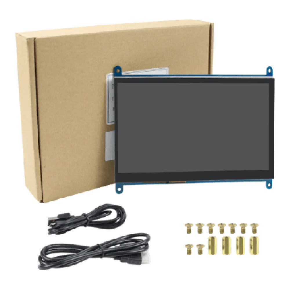 
7 inch LCD Display Touch Screen LCD 1024*600 TFT LCD display Monitor with Holder Case for Raspberry Pi 4 
