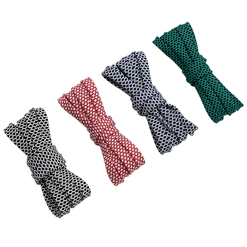 

XuanSi New Design Multicolored The Newest Trendy Unique Double Color Flat Shoelaces Polyester Flat Shoe Laces For Casual Shoes, Customized