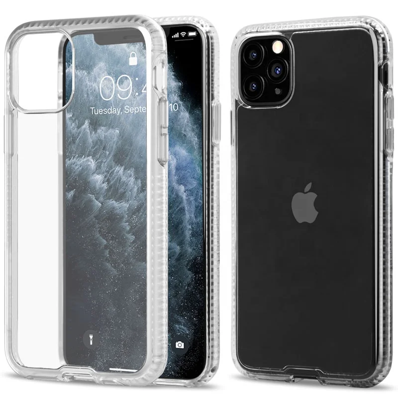 

Ultra Thin Hybrid Crystal Pure Clear Case for iPhone 11 Pro MAX XR XS 8 7 Shock-Absorption Cover Anti-Scratch Clear Back Case