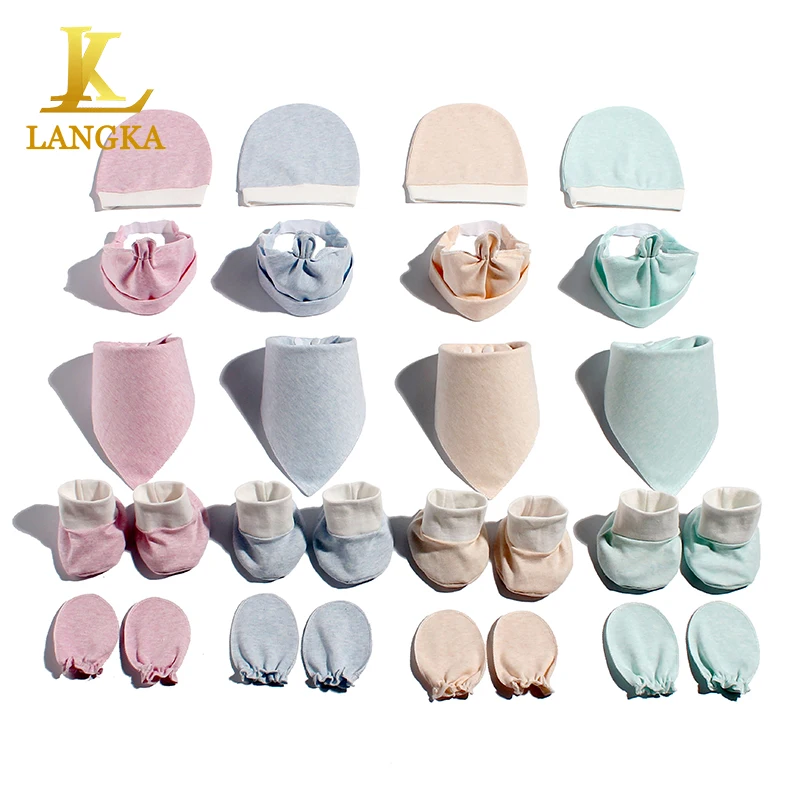 

Custom 100% cotton Anti Slip Knit Combed Cotton new born baby booties, Multi color