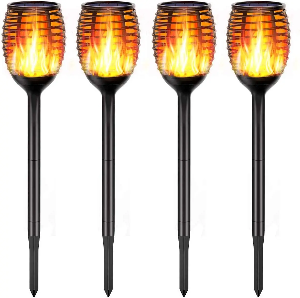 Garden lights, Waterproof outdoor lights, Flickering Flames Solar LED Light